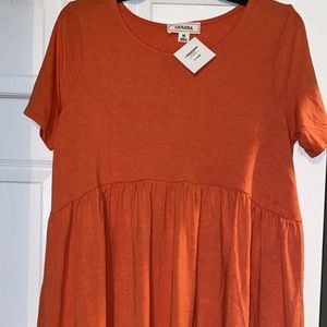 Babydoll boutique top